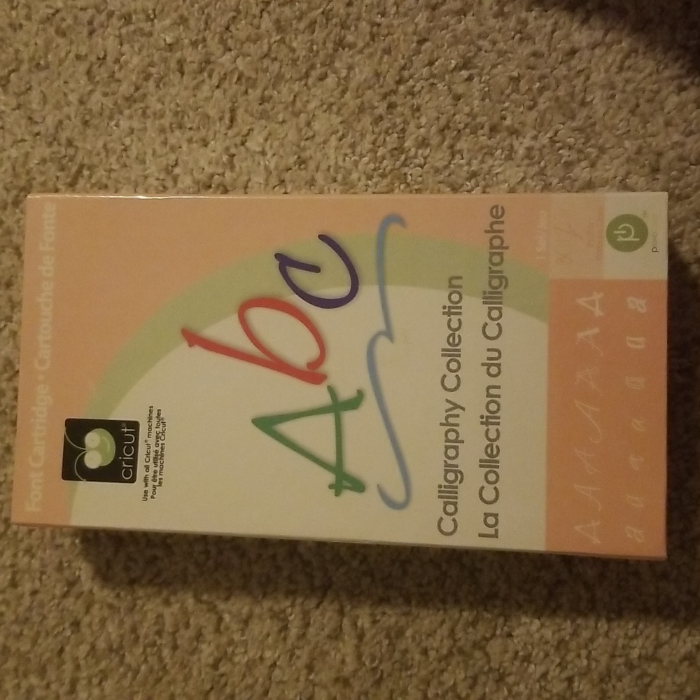 Cricut Cartridge Calligraphy Collection.